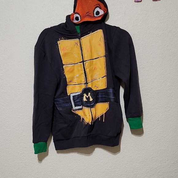 Nickelodeon Other - Nickelodeon Yellow and Gray Cartoon Hoodie